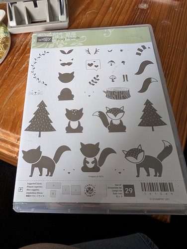 Used stampin foxy friends - up!,
