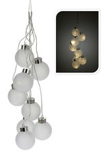 8 Christmas Glass Baubles