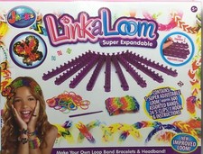 Link A Loom Super EXPANDABLE ADJUSTABLE Loom - Includes 600 BANDS - NEW