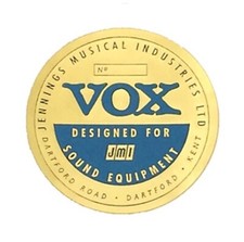 JMI Vox Speaker Sticker