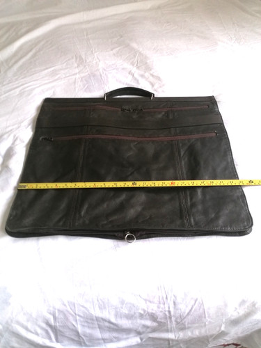 Leather travel garment hanging - travel,