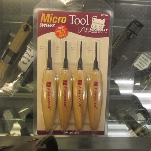 Flexcut gouge carving - 4, set