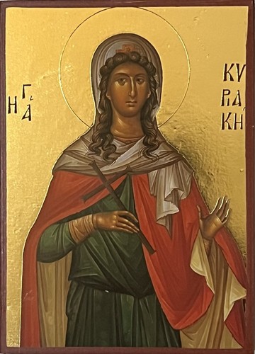 Saint kyriaki icon - saint, christian