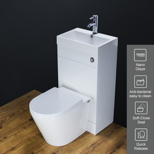 Back wall toilet wc - to,