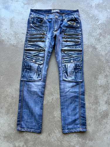 Kosmo lupo denim jeans - lupo, blue
