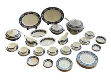 WEDGWOOD BLUE SIAM 62 PIECE