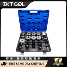 ZKTOOL 37Pcs Universal Pull and Press Sleeve Kit, Bushing Press Tool Set