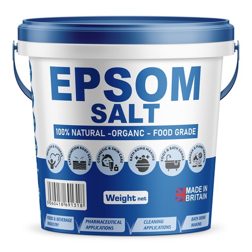 Epsom bath salts 100 - 100%, pure