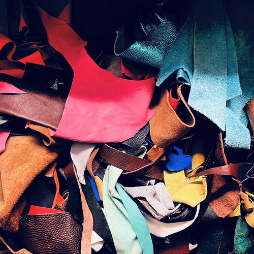 Genuine leather offcuts - genuine, &