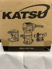KATSU 110V Hand Trimmer Wood Router W/ Tilt & Plunge Base