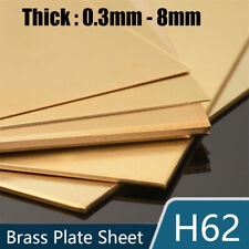 Thick Brass Sheet, 0.3-8mm, Ideal for Crafting and Construction(Note: The resu