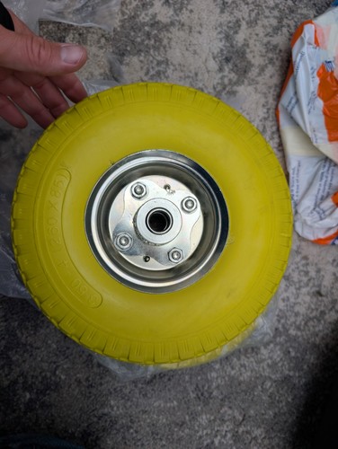 Sack truck wheel solid rubber - solid,