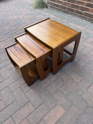 Vintage teak nest tables - vintage,