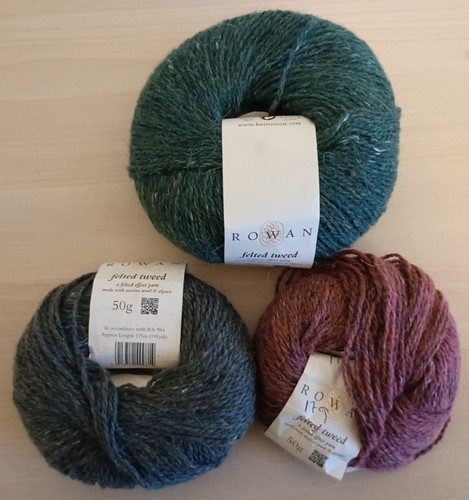 Rowan felted tweed wool yarn - felted,