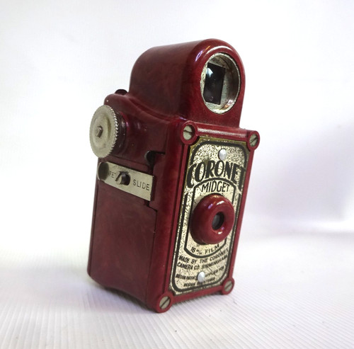 Mottled red bakelite cornet - mottled,