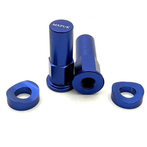 Rim lock nuts - rim, blue