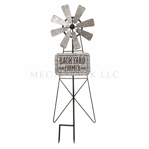 Metal windmill garden - windmill,