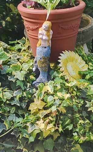 Mermaid garden ornament - mermaid, latex