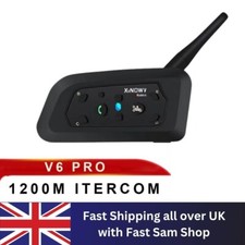1x V6 Pro Motorcycle Intercom