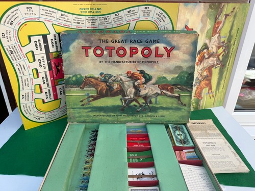 Totopoly board game vintage - game,
