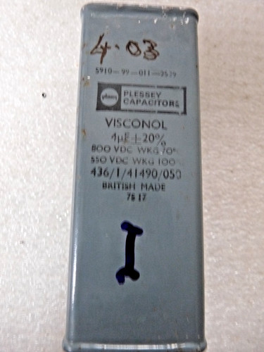 Plessey 4µf 4uf 4mfd - plessey,