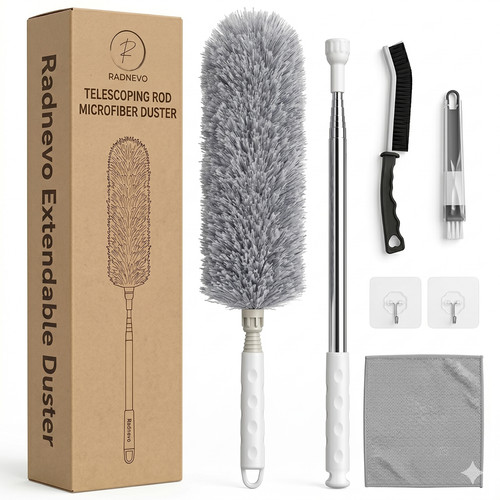 Extendable feather duster - feather,