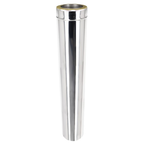 Twin wall flue 1000mm - twin,