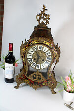 Large Boulle mantel clock