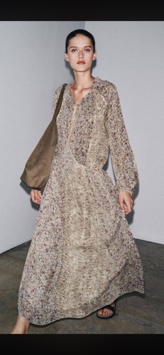 Nwt zara metallic thread dress - nwt,