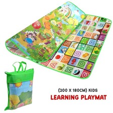 200X180CM 2 SIDE PLAY MAT KIDS CRAWLING EDUCATIONAL GAME SOFT FOAM PICNIC CARPET