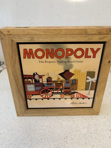 Monopoly wooden box board - in,