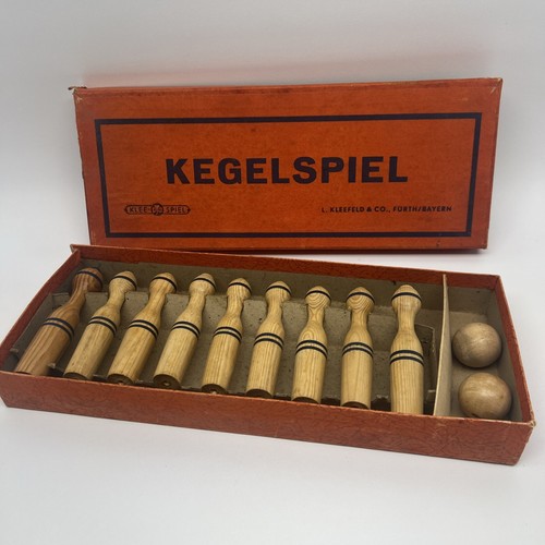 Vtg kegelspiel pin wood - vtg,