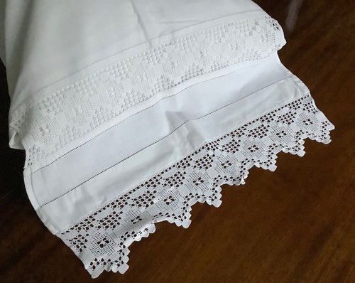 Vintage victorian white cotton - victorian,