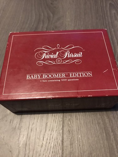 Trivial pursuit baby boomer - pursuit,