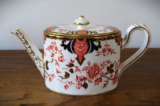 Antique Royal Crown Derby Imari Teapot 1895 Rare Victorian Made in England