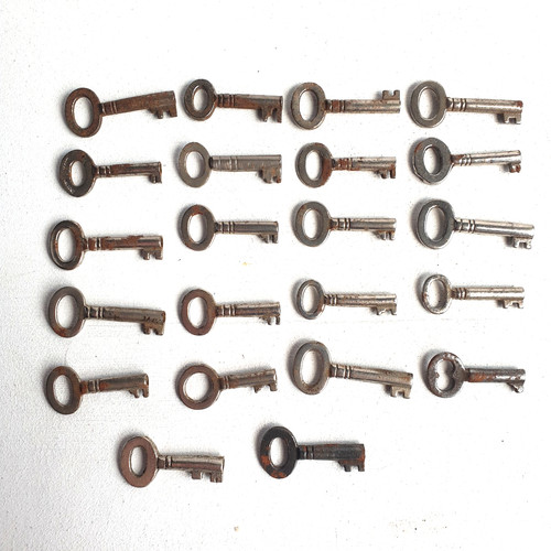 Old vintage keys - old,