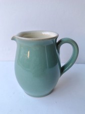 Vintage Denby Manor Green Stoneware 1/2 Pint Jug Country Farmhouse Cottage