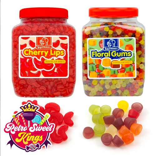 Squirrel floral gums - floral,