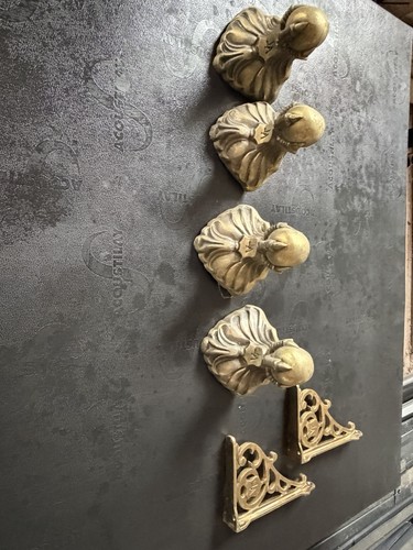 Four decorative brass - decorative,