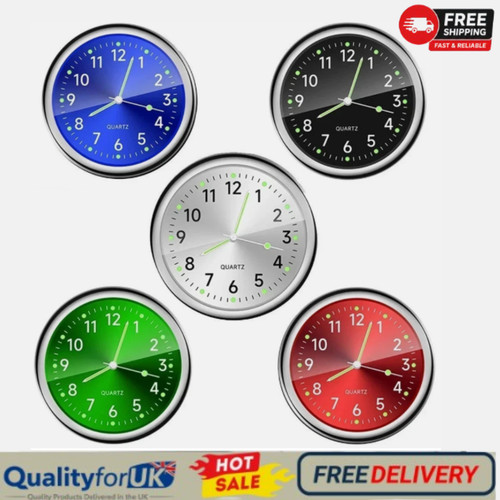 Mini car dashboard - car, clock