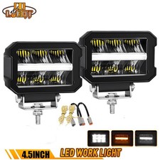 2x 4.5" LED Spotlights with