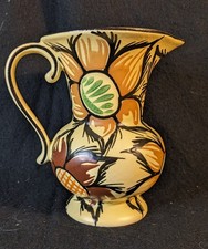 Art Nouveau Style Pottery Jug By Ditmar Urbach "Batna" Design Circa 1920