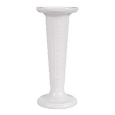 Cake Pillars Round WHITE 3.5"