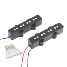 Pair Black 4 String JB Jazz Bass Guitar Pickup Bridge & Neck