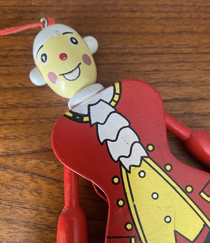 Toy wooden jumping jack pull - toy,