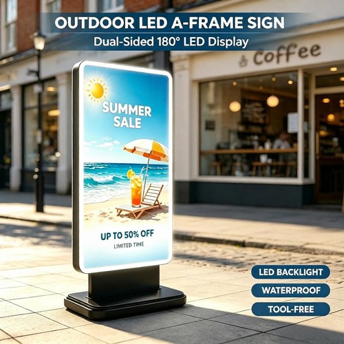 Led waterbase pavement sign - waterbase, a