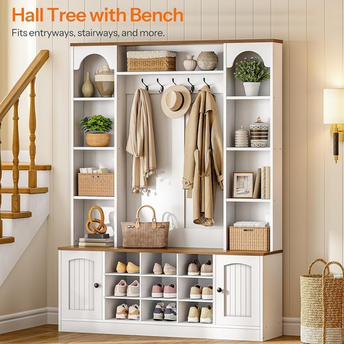 Hoobro hall tree with - hoobro,