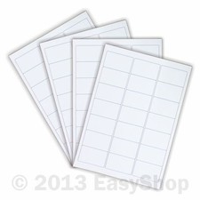 White A4 Laser Ink Jet Sheets