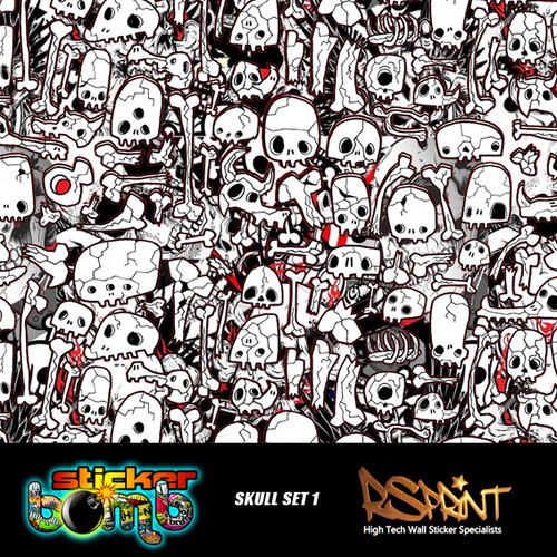 Stickerbomb colour sticker - colour,