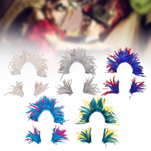 Feather shawl costume - feather,